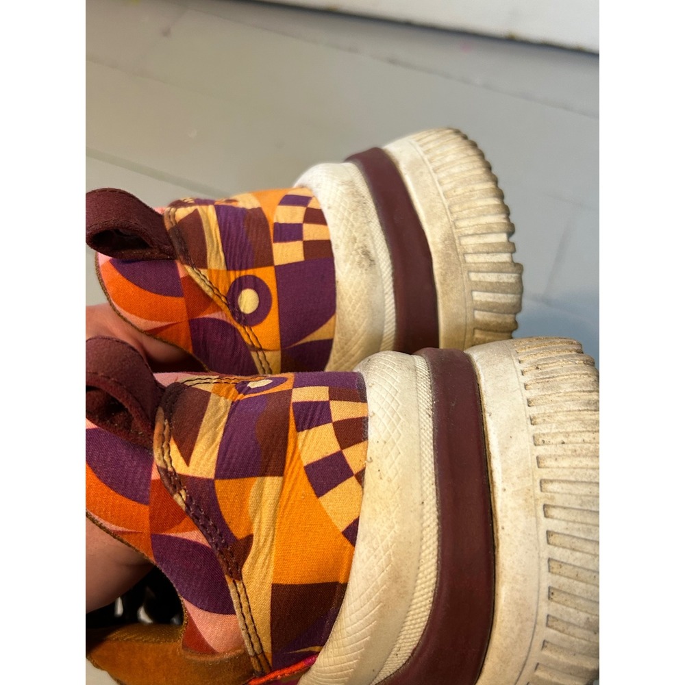 Farm Rio Graphic Scarves Sneakers Womens Size 8 - Picture 8 of 9